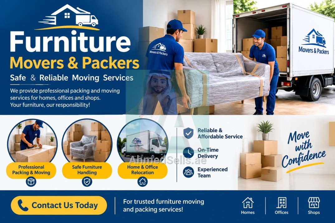 Professional Furniture Movers & Packers | Safe & Fast Moving Service