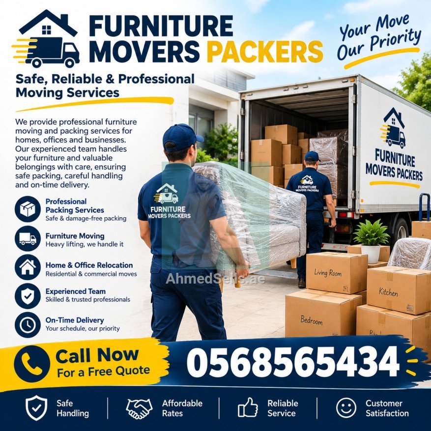 Reliable Furniture Moving Company in Dubai