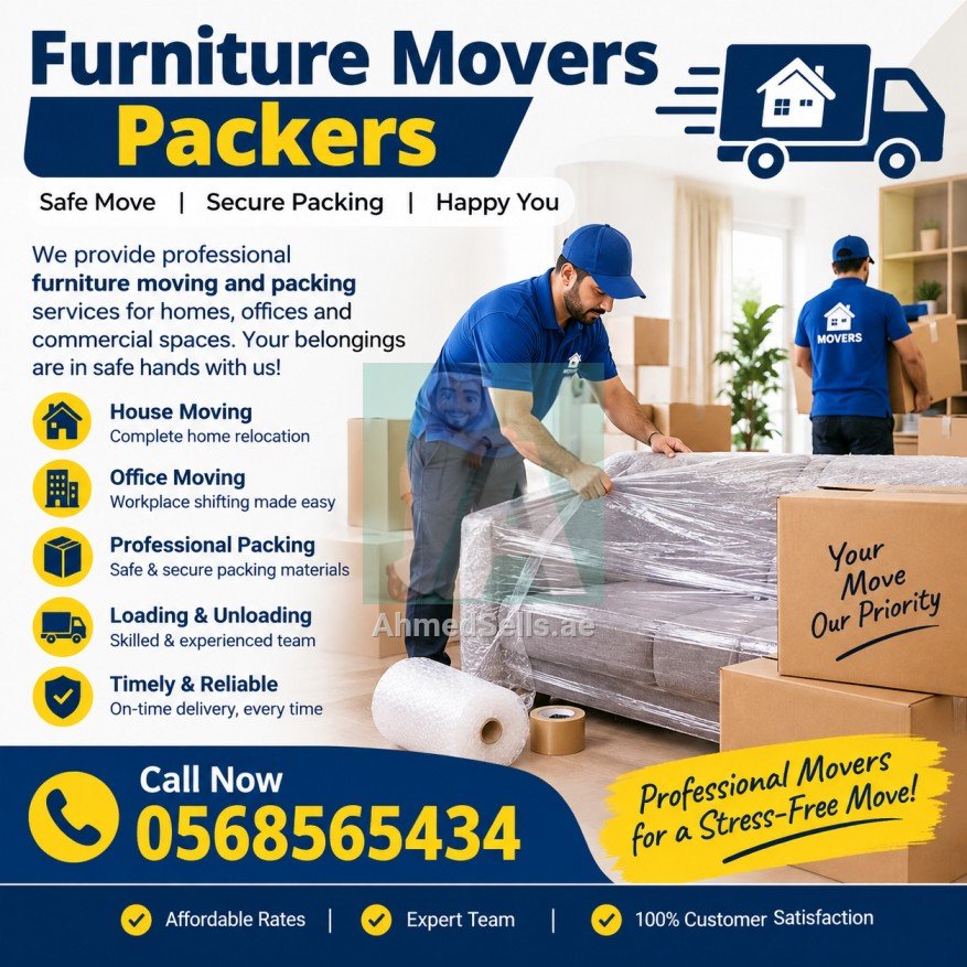 : Furniture Movers and Packers Services