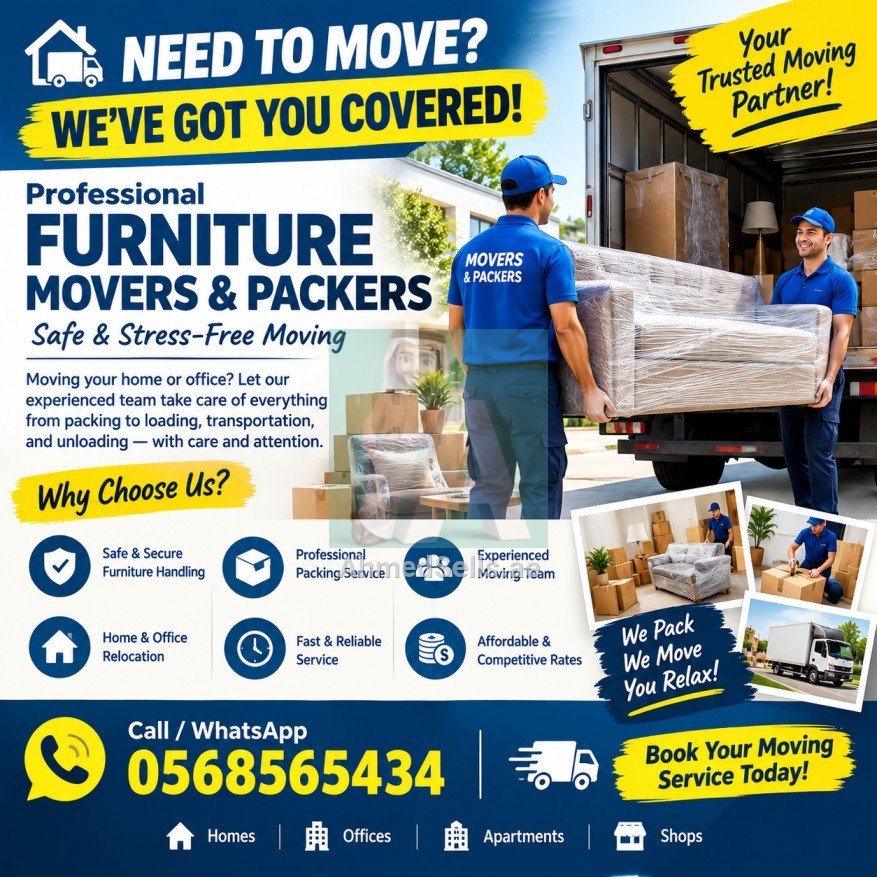 Expert Furniture Movers & Packers | Safe & Stress-Free Moving