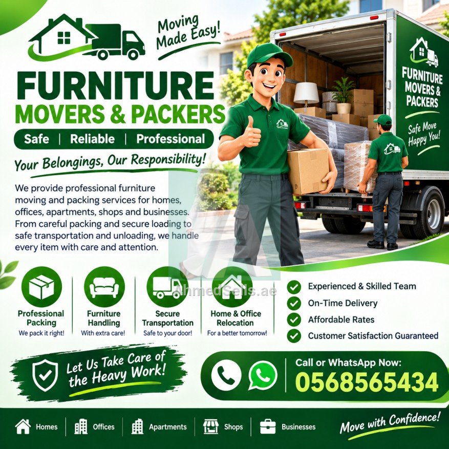 Furniture Movers & Packers ā Book Your Move Today!
