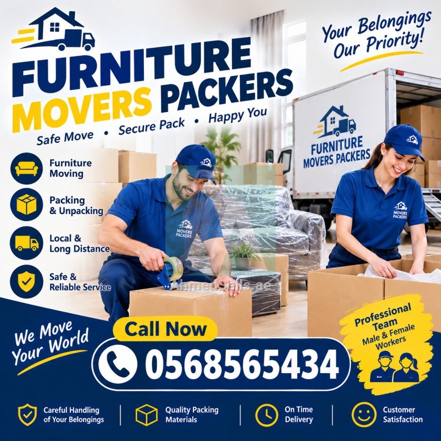 Professional Furniture Movers & Packers | Safe & Reliable Moving Services