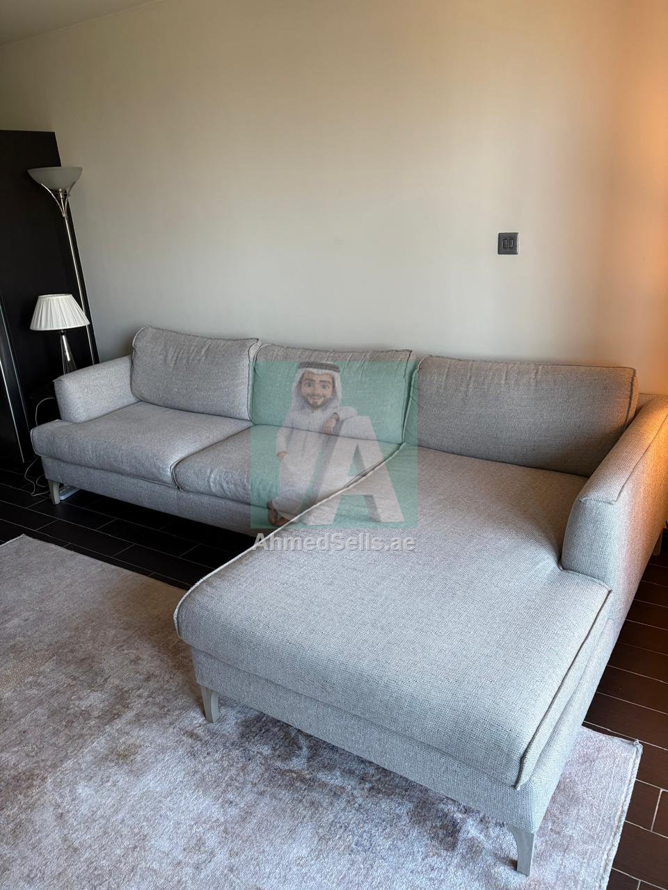 Better Homes sofa & lether chair for sale