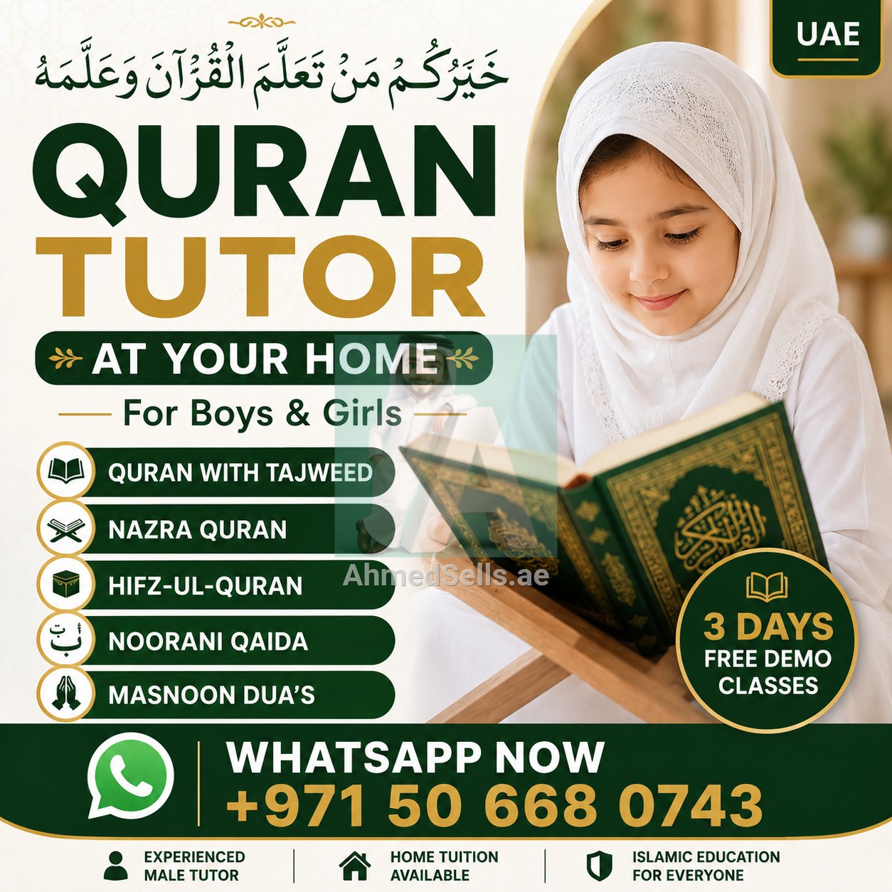 Home & Online Quran Tutor