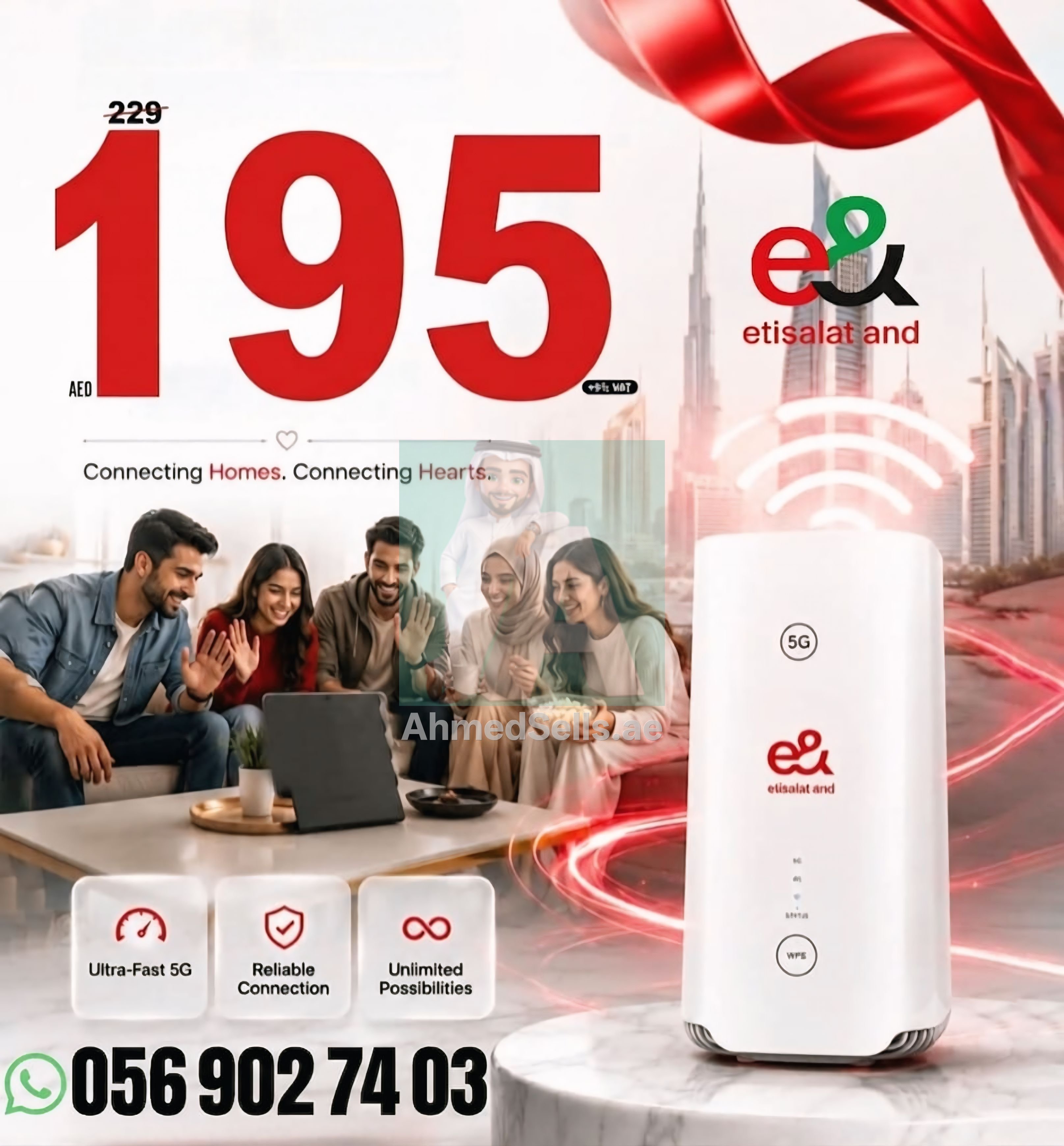 Etisalat Home WiFi Connection 5G