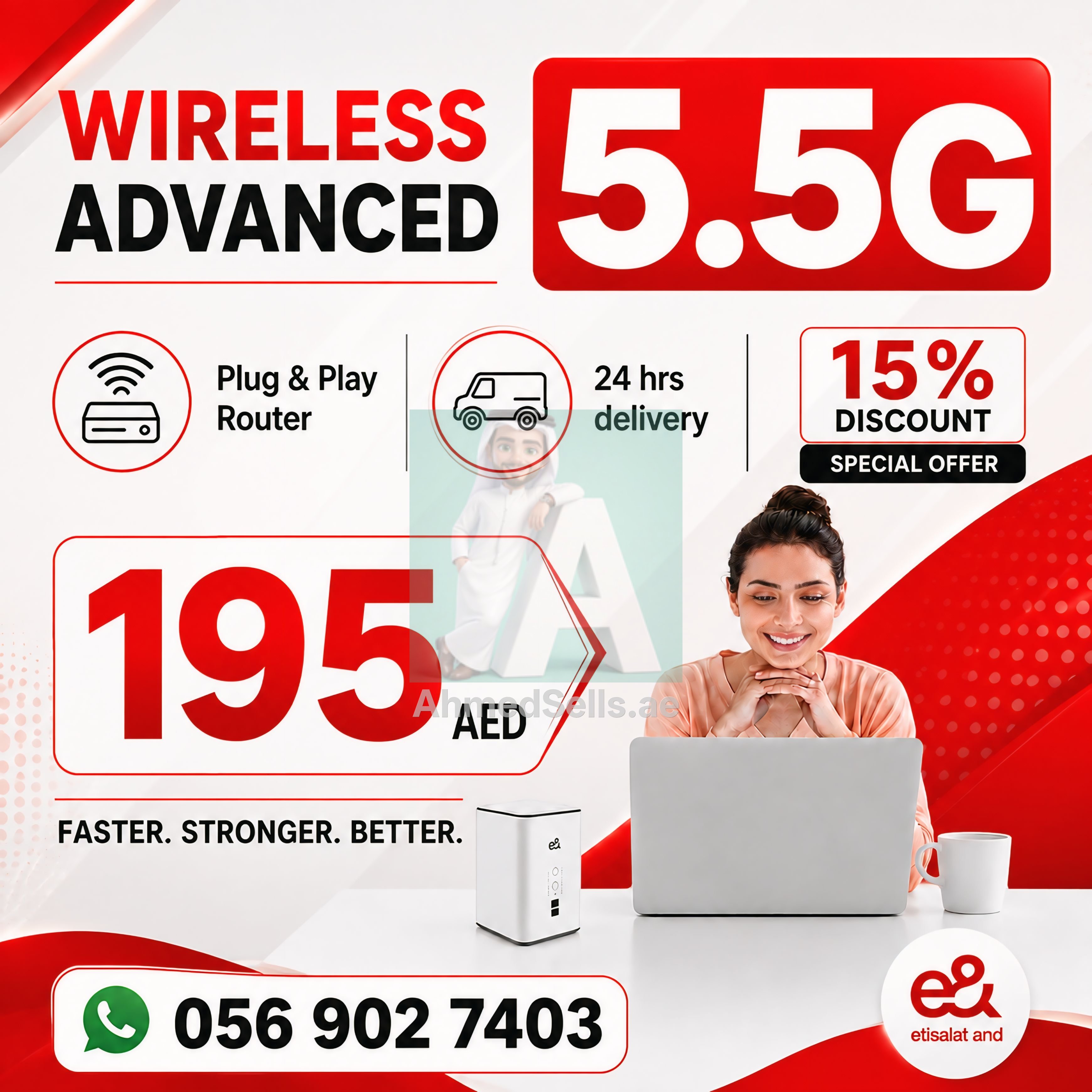 5.5G Etisalat WiFi Connection