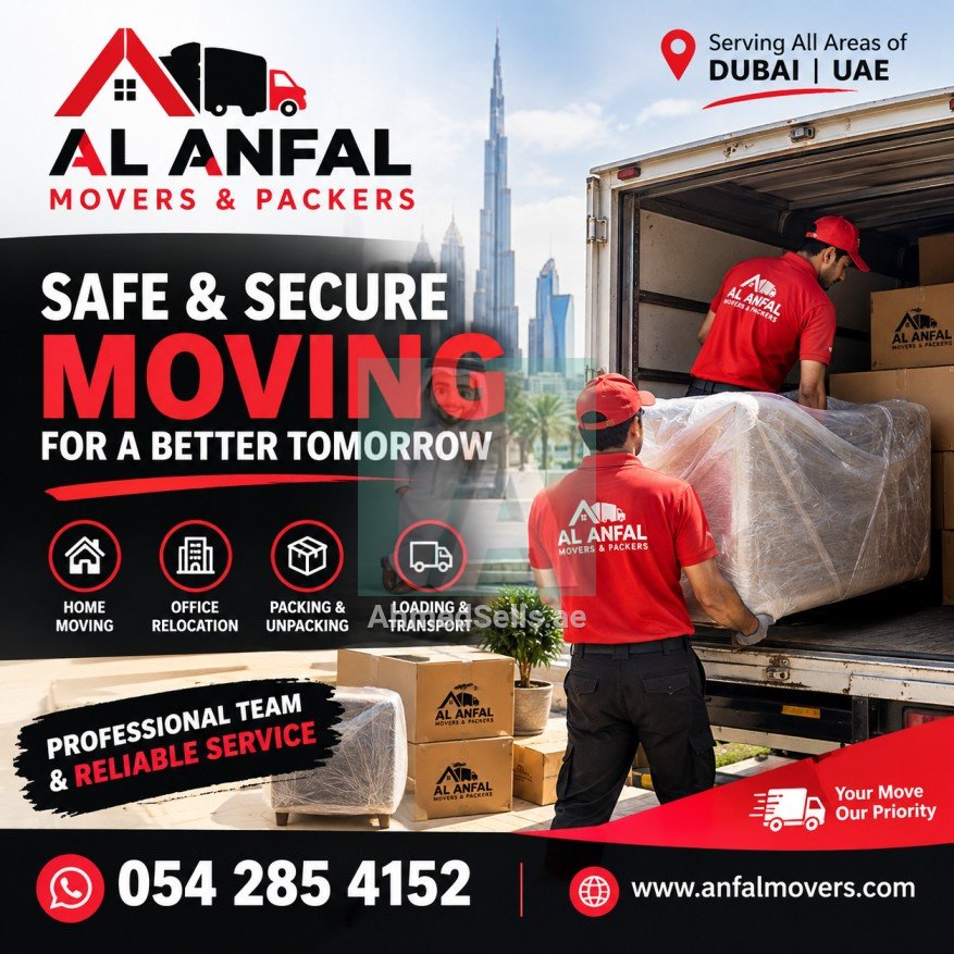 Safe & Secure Moving Services in Dubai | Al Anfal Movers