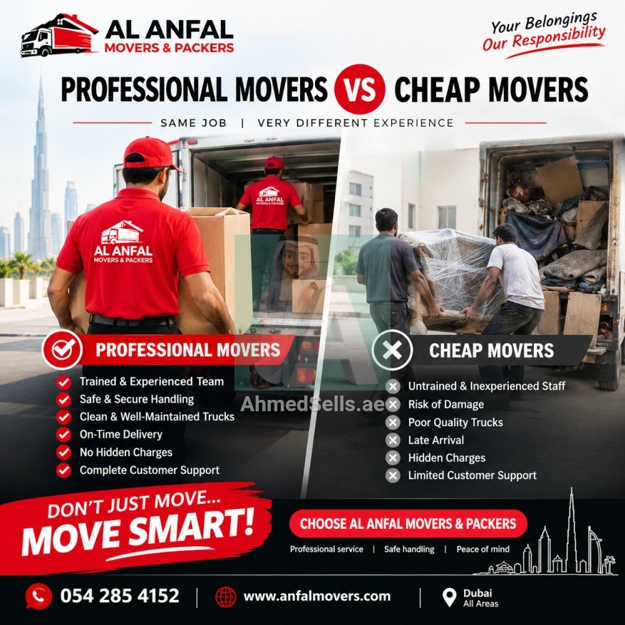 Professional Moving Services in Dubai | Al Anfal Movers