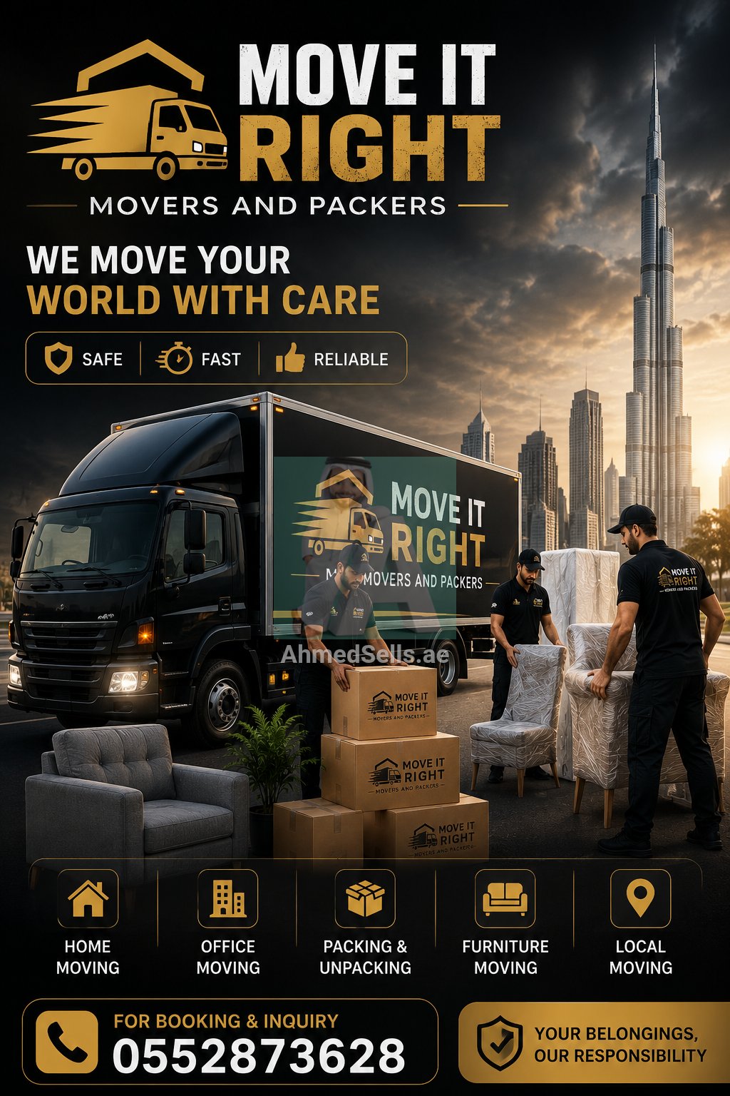 Move It Right Movers UAE - Professional Moving & Packing Service