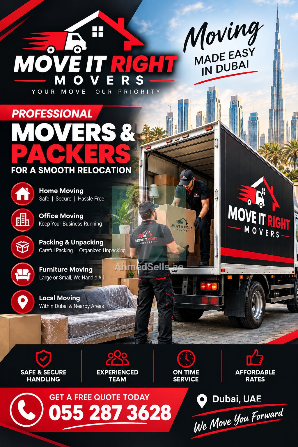Move It Right Movers Dubai | Safe, Fast & Reliable Moving Services