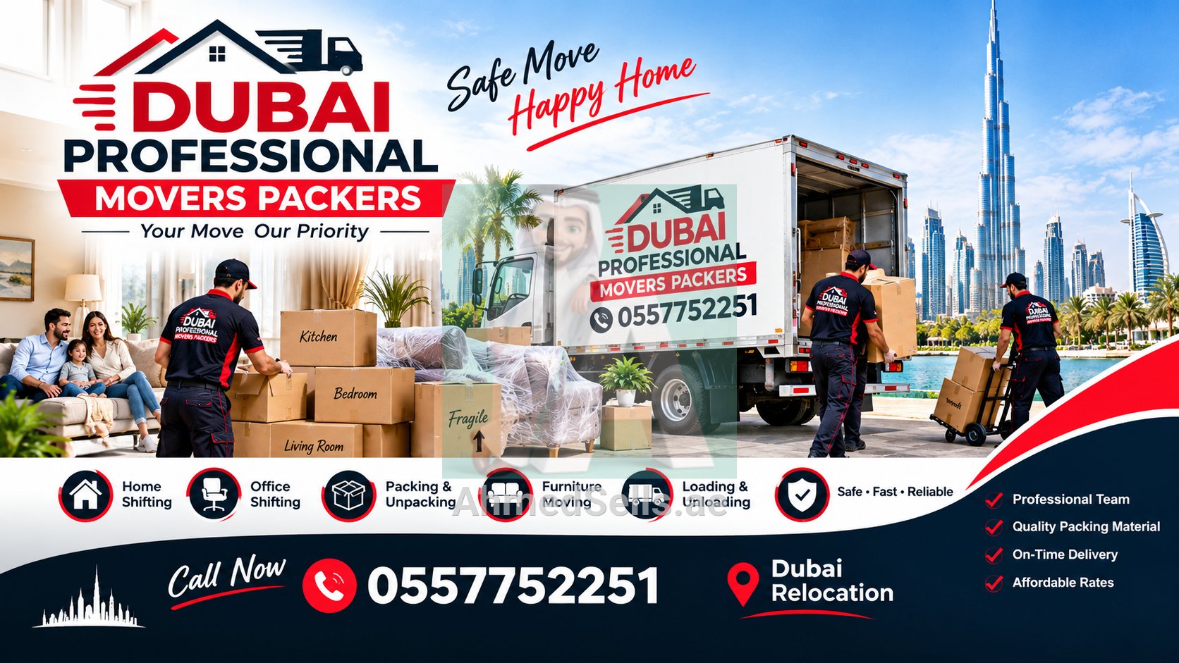 Dubai professional movers packers