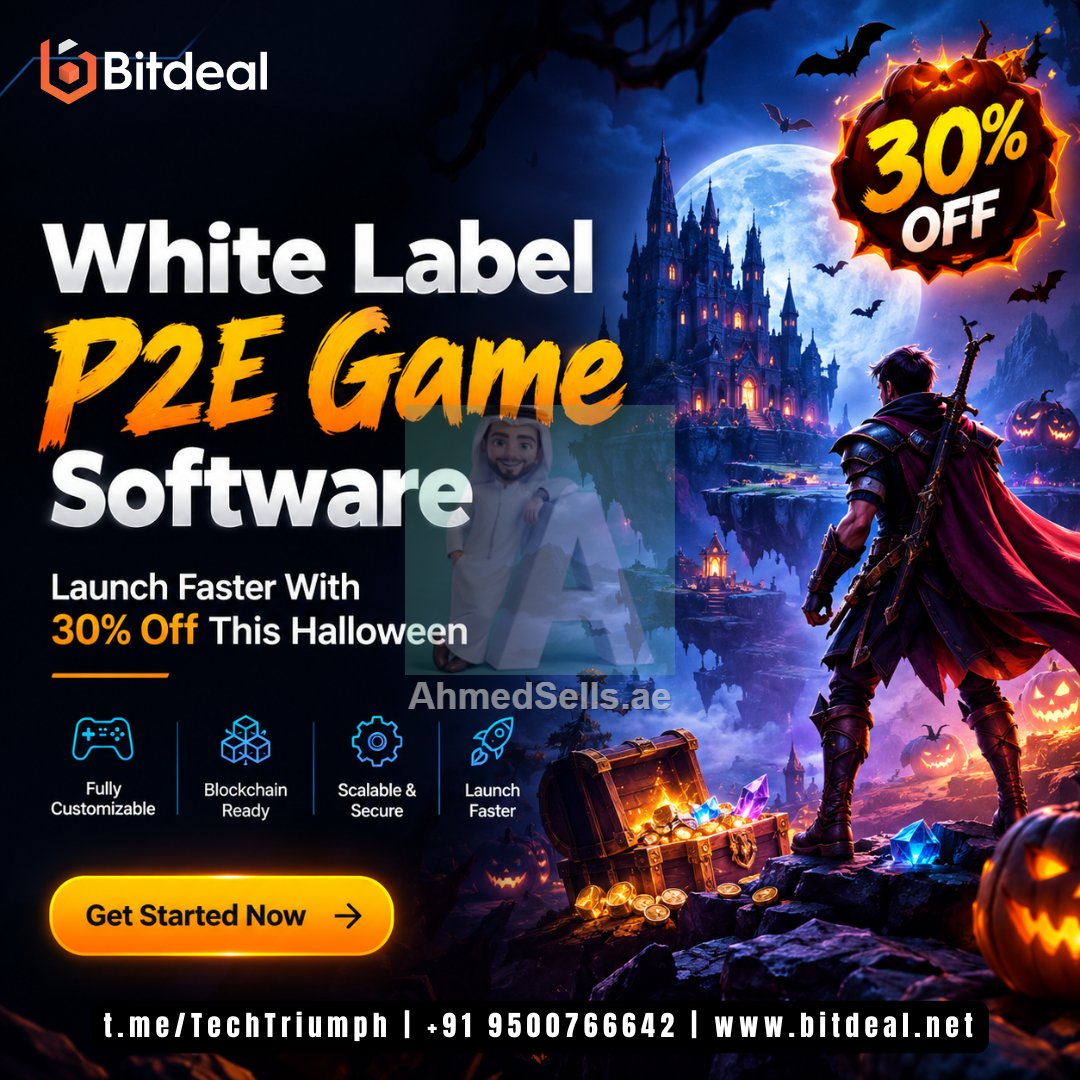 Looking for White Label P2E Game Software? Launch Faster With 30% Off This Halloween