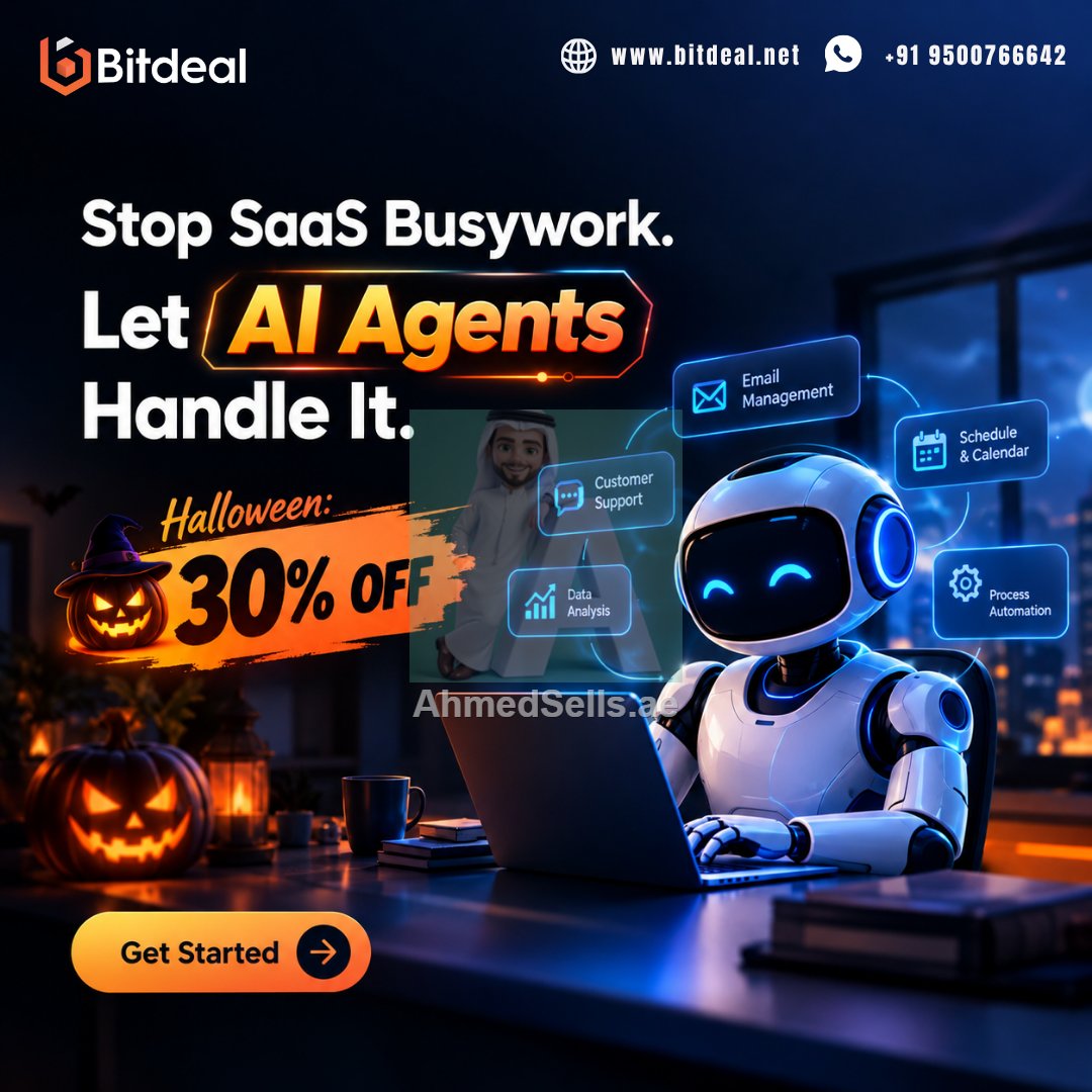 Stop SaaS Busywork. Let AI Agents Handle It. Halloween: 30% OFF