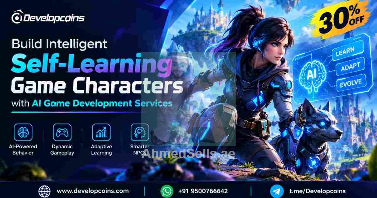 Build Intelligent Self-Learning Game Characters with AI Game Development Services