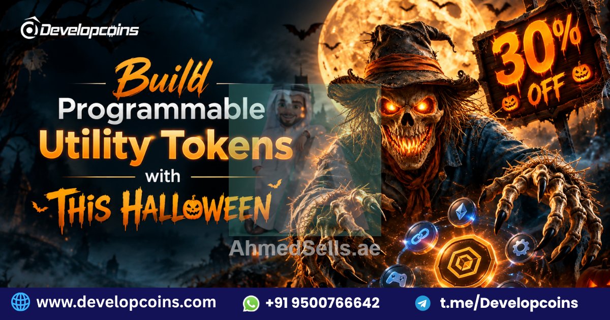 Build Programmable Utility Tokens with 30% OFF This Halloween