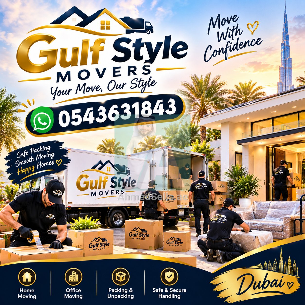 Villa Movers in Dubai | Professional House Shifting | Gulf Movers