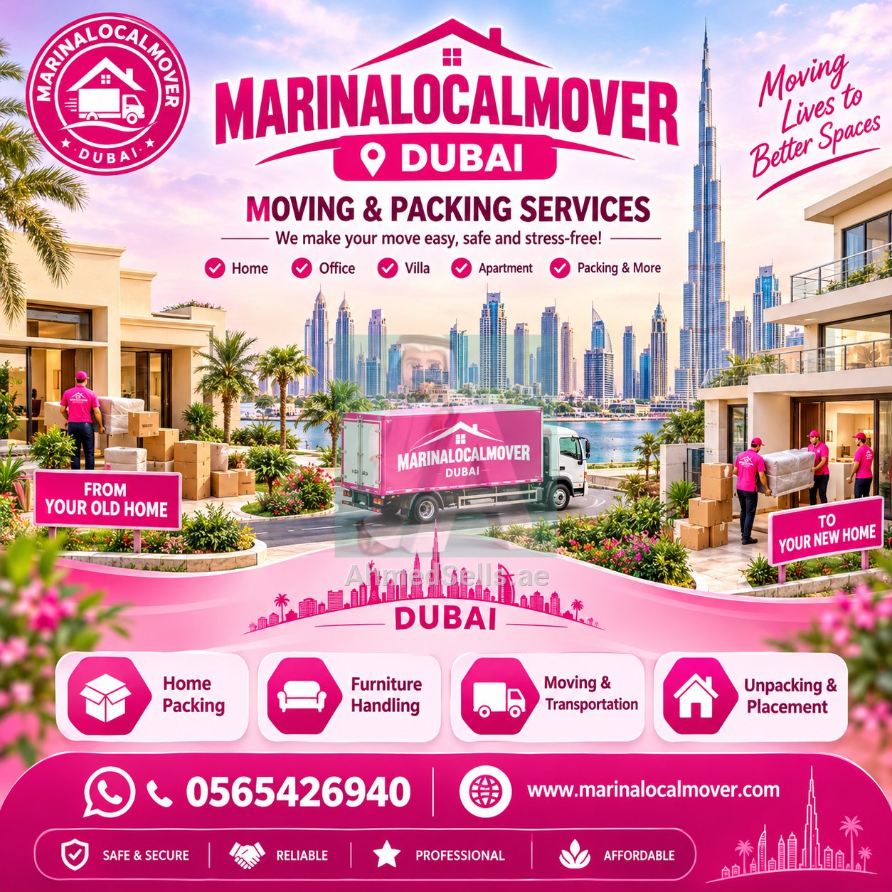 Professional Moving & Packing Services for Safe, Stress-Free Home & Office Moves