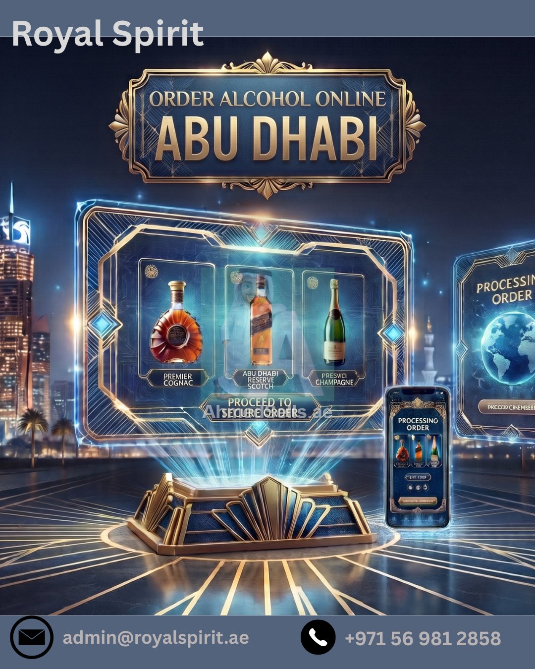 Order alcohol online Abu Dhabi