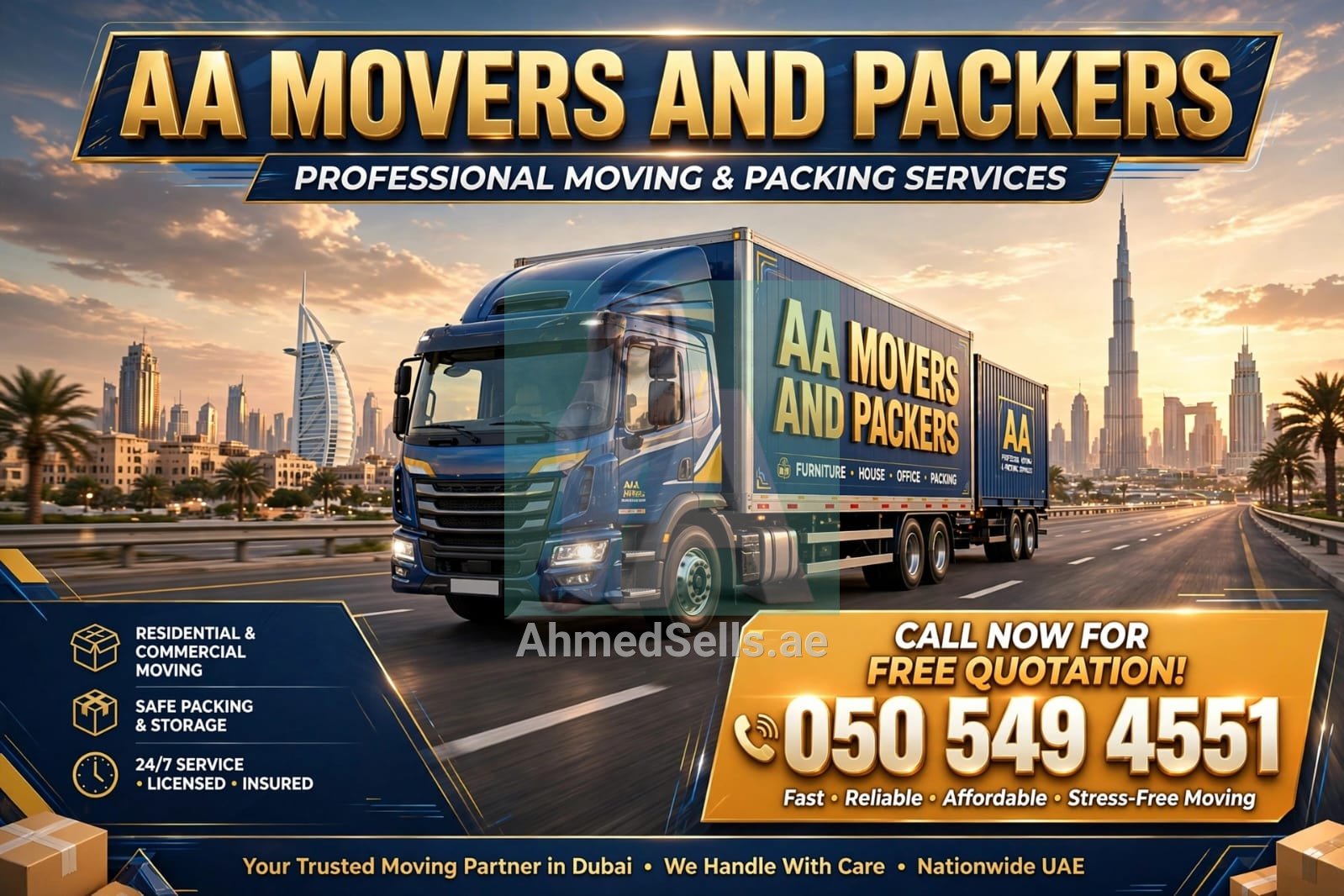 AA Movers & Packers Dubai